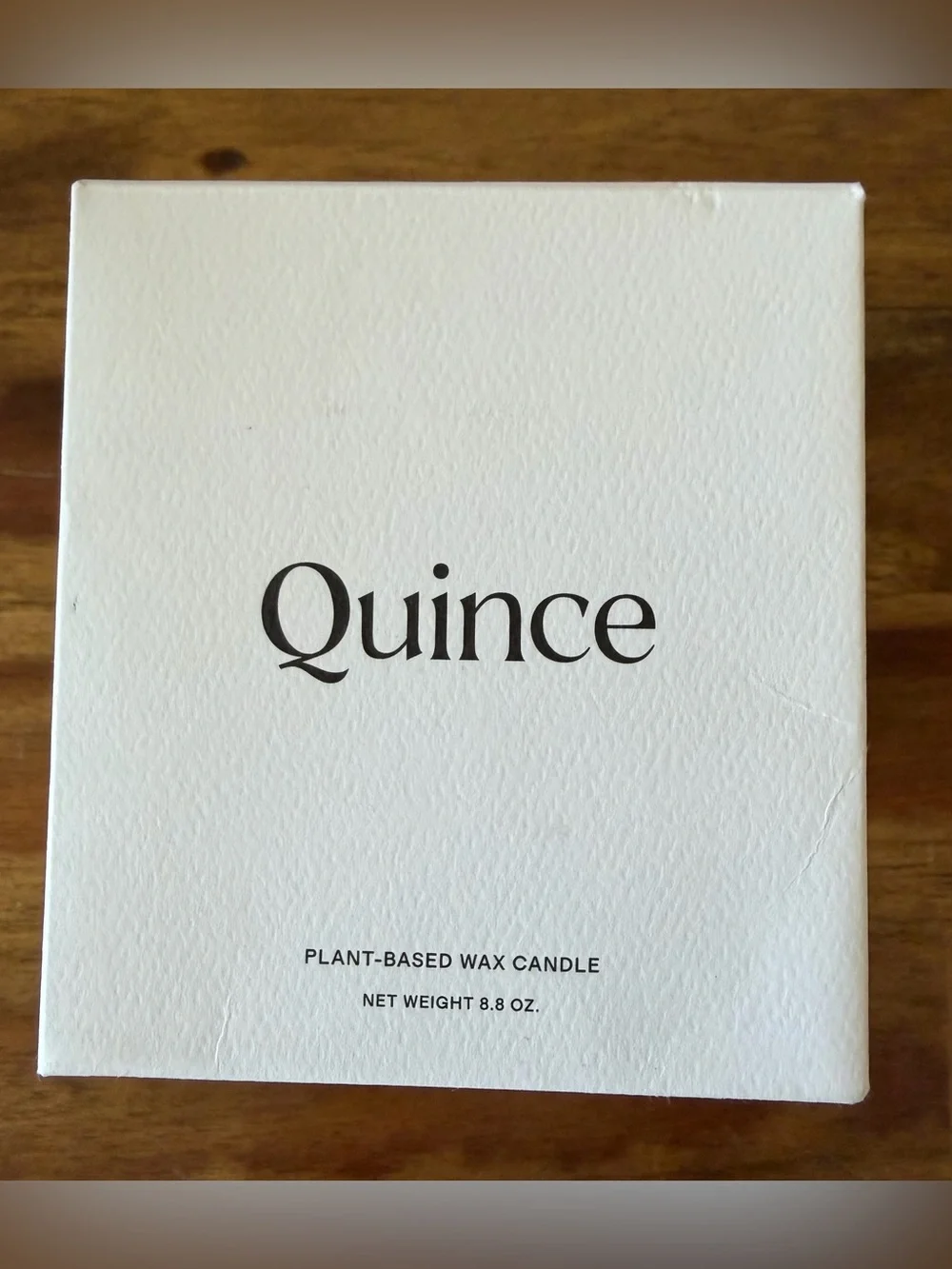 Quince Vanille Fumée Scented Candle -  Smoky Vanilla Plant-Based Wax